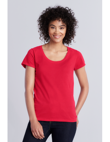 G-64550L-SOFTSTYLE® LADIES' DEEP SCOOP T-SHIRT